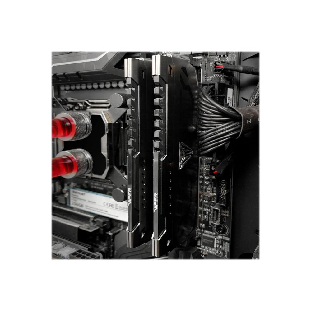 Produktbild för Patriot Extreme Performance Viper Steel - DDR4 - sats - 16 GB: 2 x 8 GB - DIMM 288-pin / PC4-25600 - ej buffrad