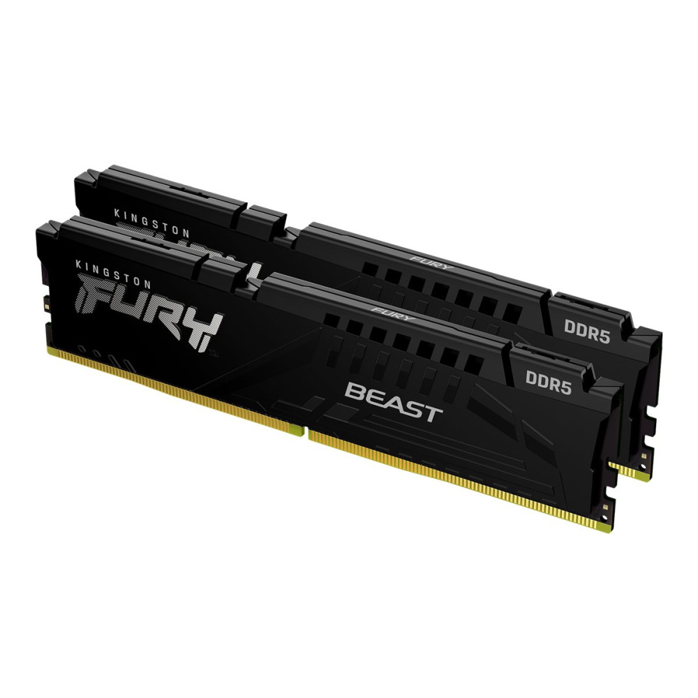 Produktbild för Kingston FURY Beast - DDR5 - sats - 32 GB: 2 x 16 GB - DIMM 288-pin / PC5-44800 - ej buffrad
