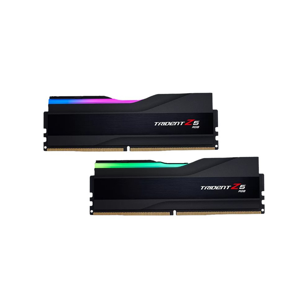 Produktbild för G.Skill Trident Z5 RGB - DDR5 - sats - 32 GB: 2 x 16 GB - DIMM 288-pin / PC5-57600 - ej buffrad
