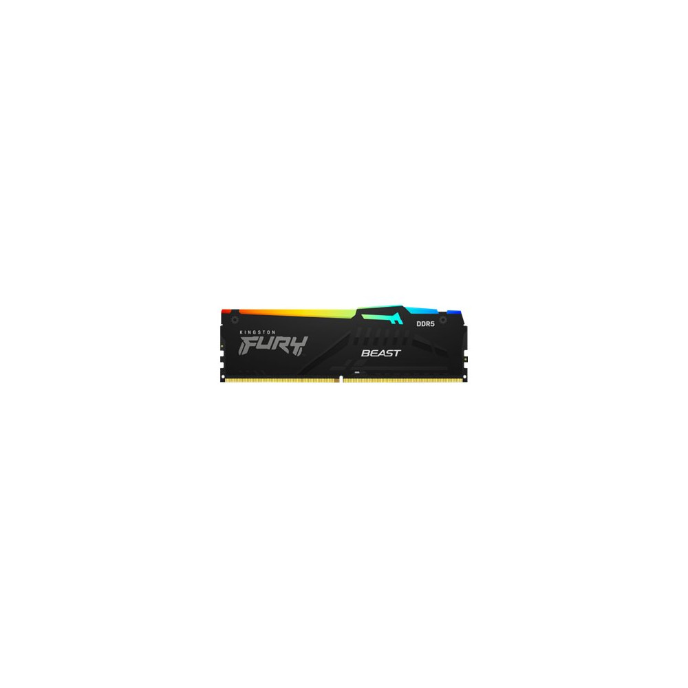 Produktbild för Kingston FURY Beast RGB - DDR5 - sats - 32 GB: 2 x 16 GB - DIMM 288-pin / PC5-44800 - ej buffrad