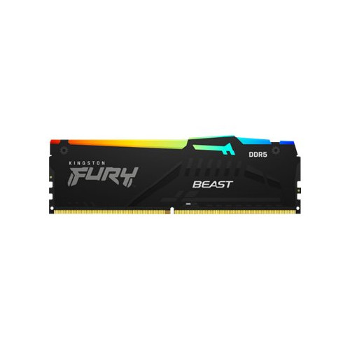 Kingston Kingston FURY Beast RGB - DDR5 - sats - 32 GB: 2 x 16 GB - DIMM 288-pin / PC5-44800 - ej buffrad