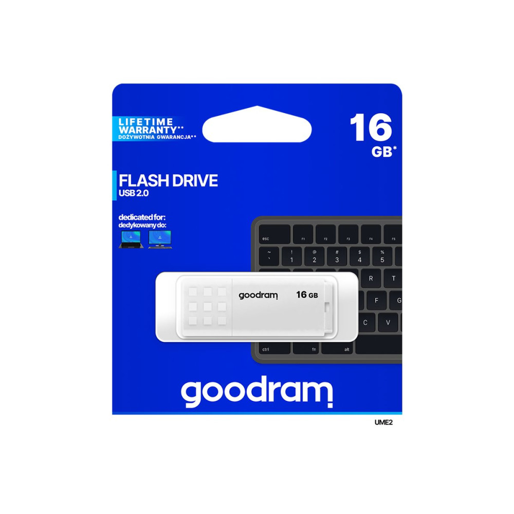 Produktbild för GOODRAM UME2 - USB flash-enhet - 16 GB