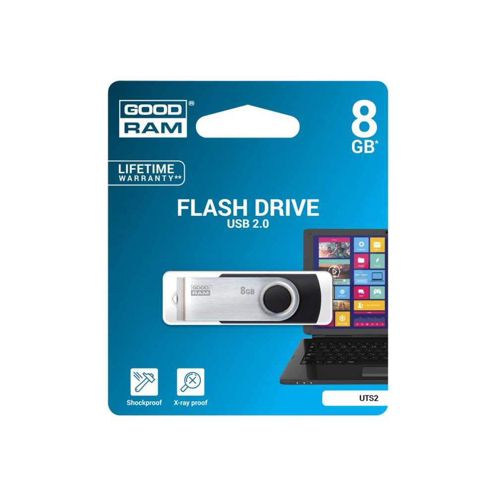 Produktbild för GOODRAM UTS2 - USB flash-enhet - 8 GB