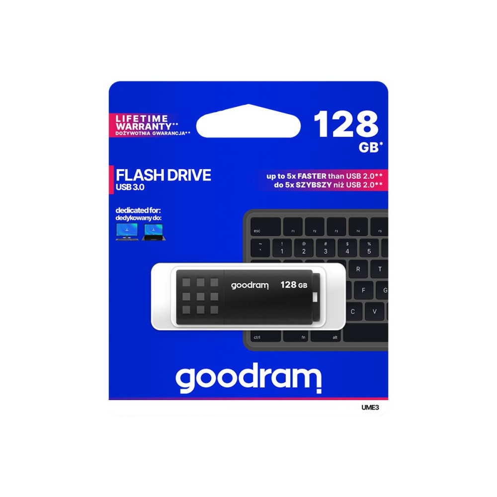 Produktbild för GOODRAM UME3 - USB flash-enhet - 128 GB