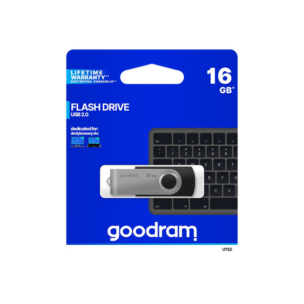Produktbild för GOODRAM UTS2 - USB flash-enhet - 16 GB