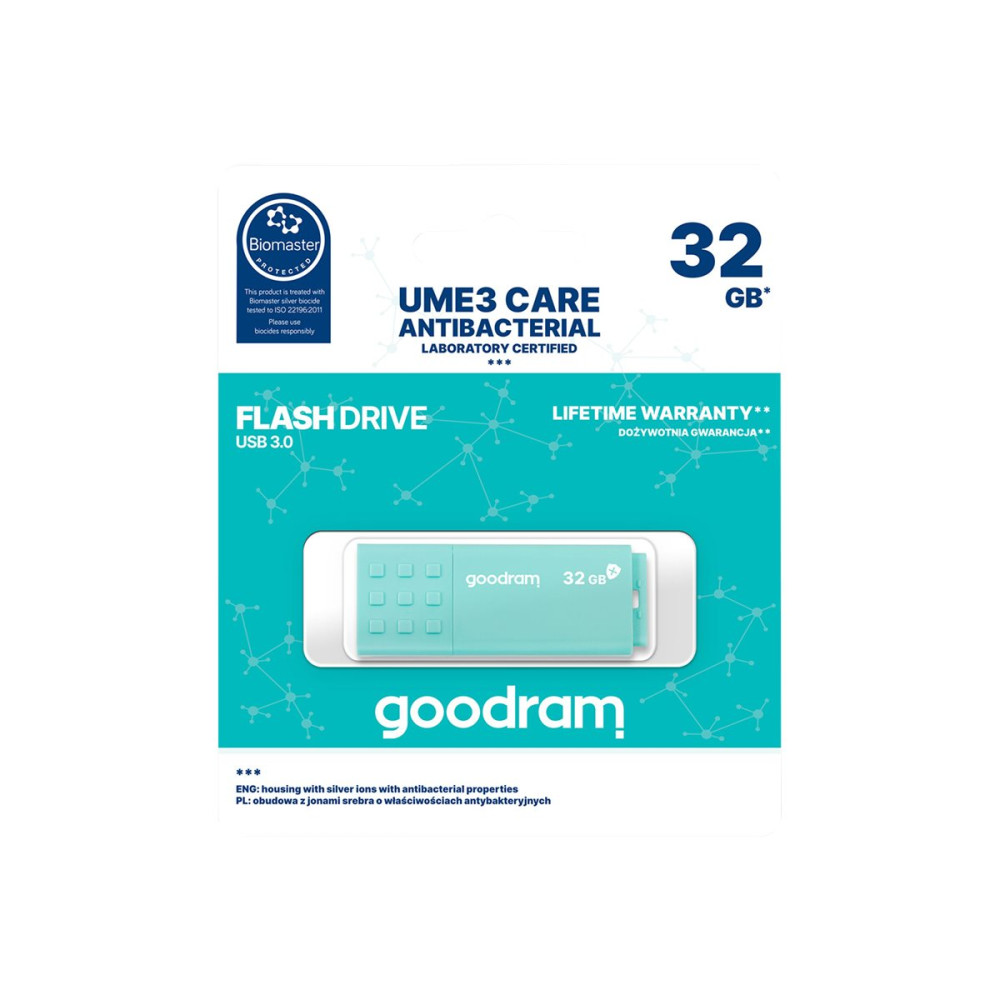 Produktbild för GOODRAM UME3 CARE - USB flash-enhet - 32 GB