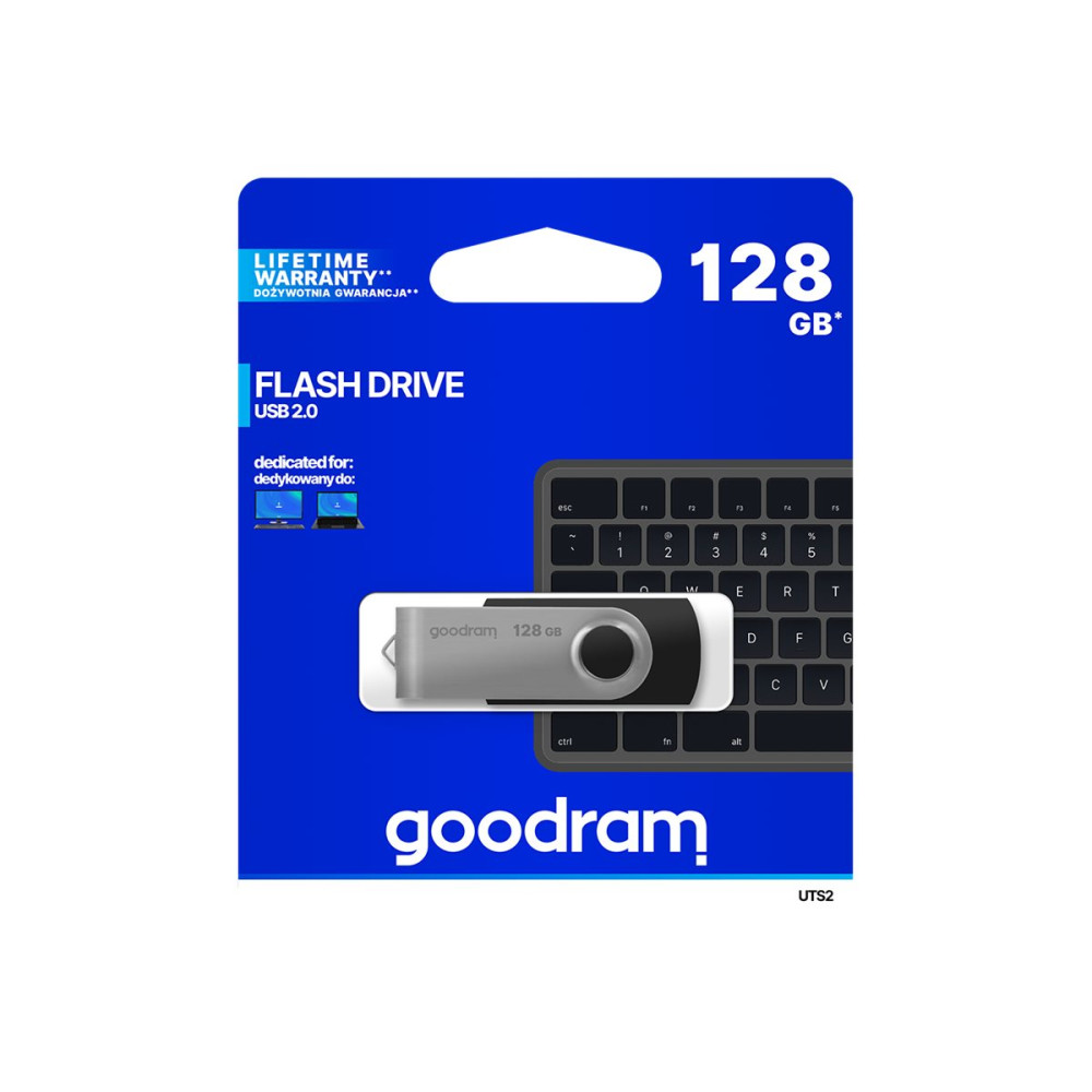 Produktbild för GOODRAM UTS2 - USB flash-enhet - 128 GB