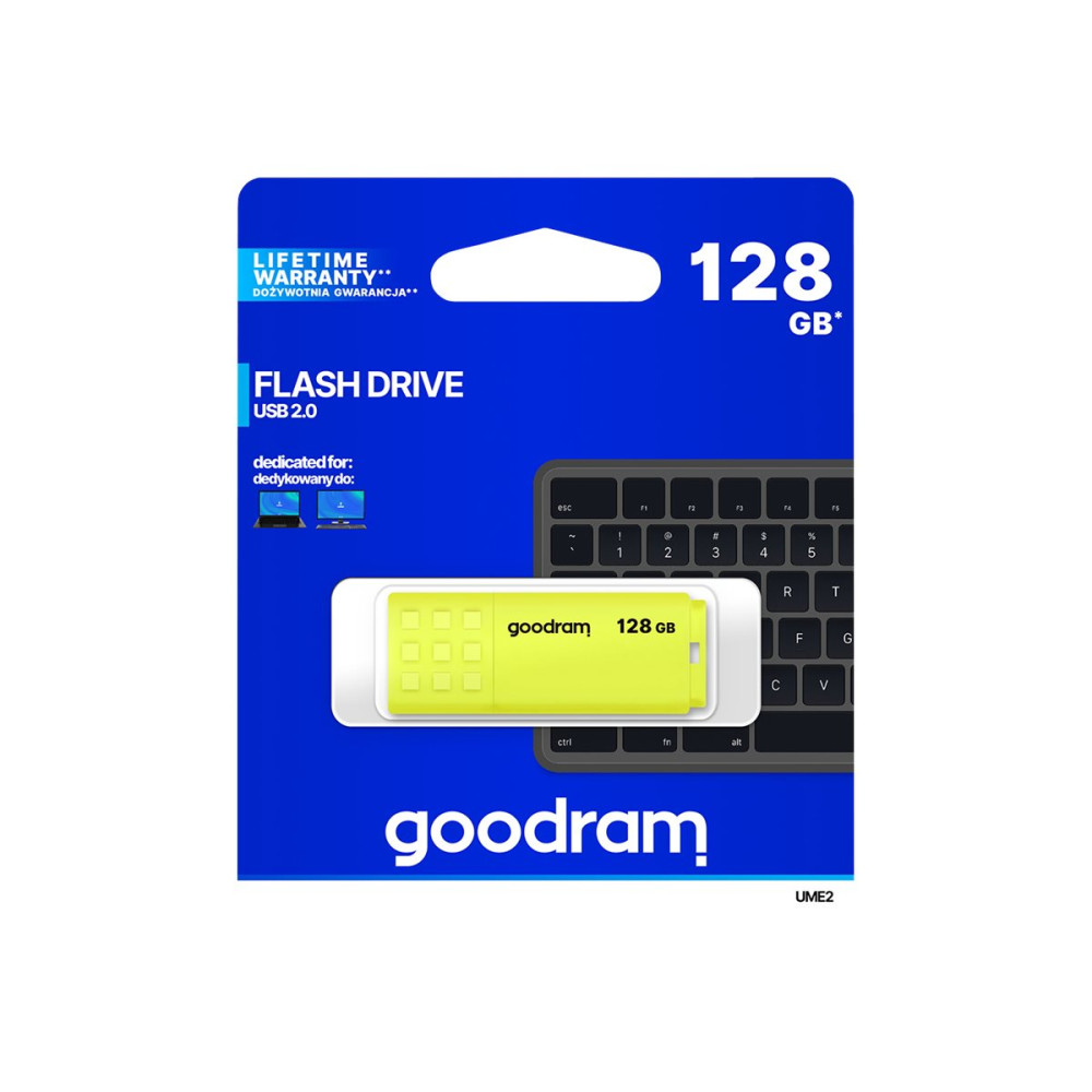 Produktbild för GOODRAM UME2 - USB flash-enhet - 128 GB