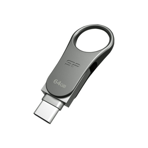 Silicon Power Mobile C80 - USB flash-enhet - 64 GB - Minnen