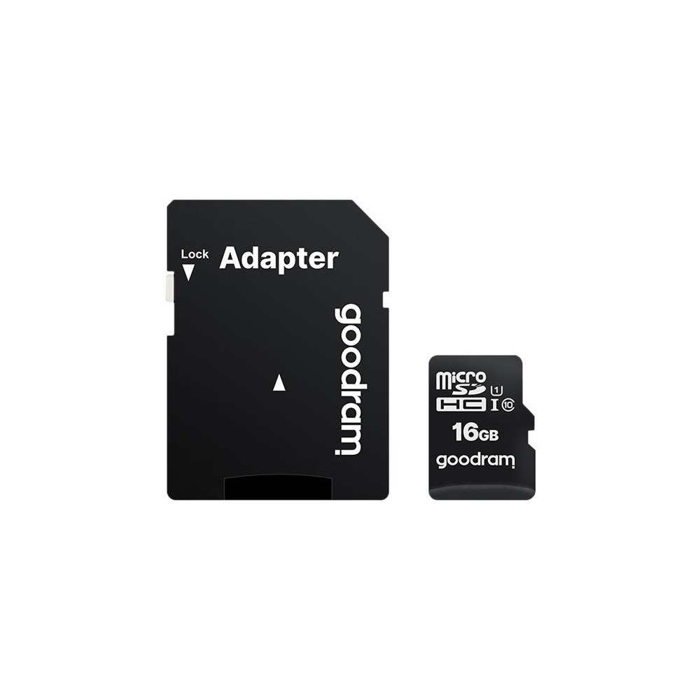 Produktbild för GOODRAM M1AA - flash-minneskort - 16 GB - microSDHC UHS-I