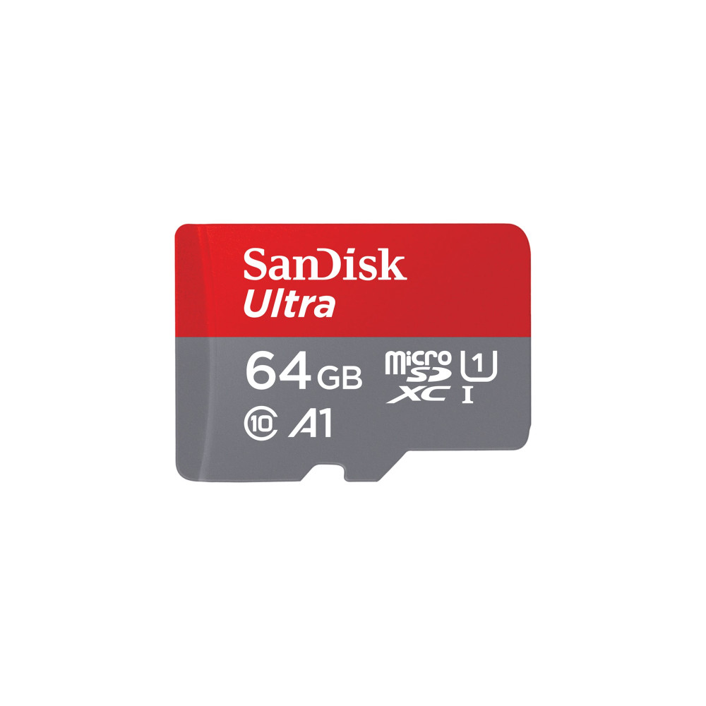 Produktbild för SanDisk Ultra - flash-minneskort - 64 GB - mikroSDXC UHS-I