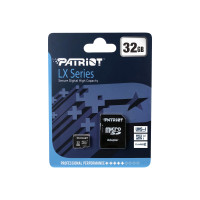 Produktbild för Patriot LX Series - flash-minneskort - 32 GB - microSDHC UHS-I