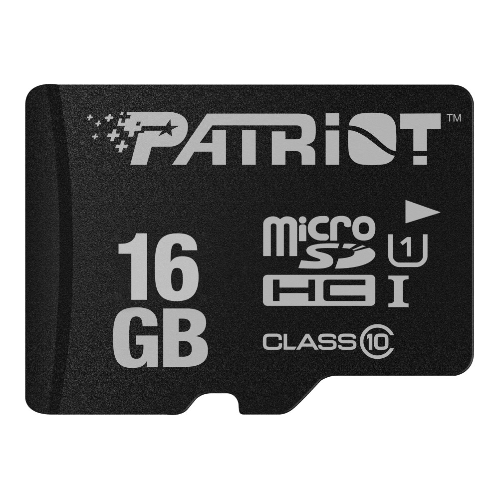 Produktbild för Patriot LX Series - flash-minneskort - 16 GB - microSDHC UHS-I