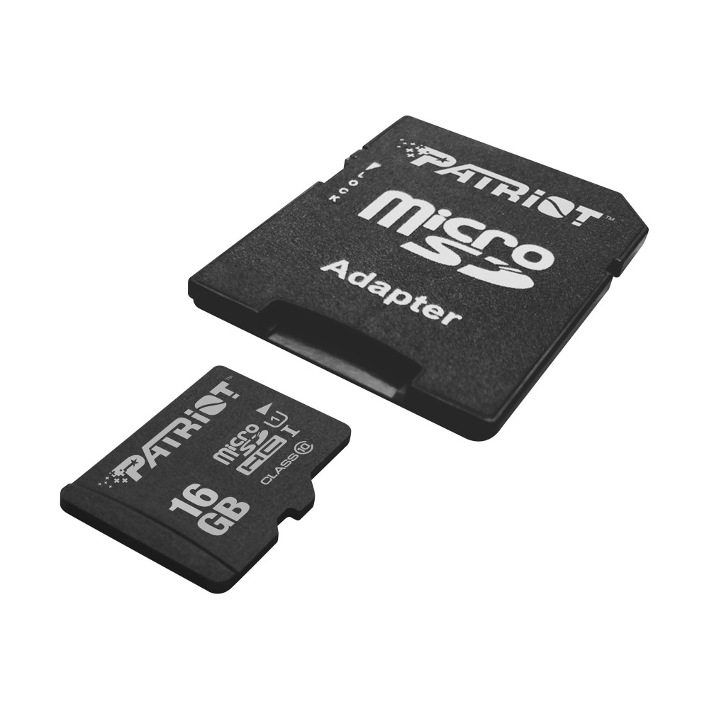 Produktbild för Patriot LX Series - flash-minneskort - 16 GB - microSDHC UHS-I