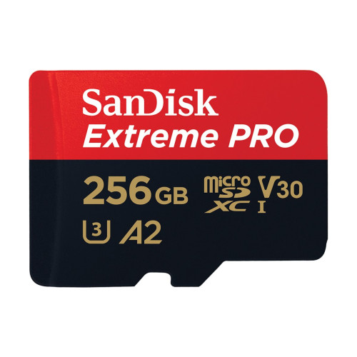 SANDISK Extreme Pro - flash-minneskort - 256 GB - mikroSDXC UHS-I - Minnen
