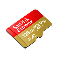 Produktbild för SanDisk Extreme - flash-minneskort - 128 GB - mikroSDXC UHS-I