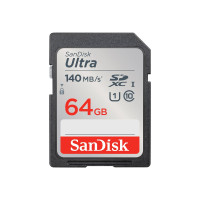 Produktbild för SanDisk Ultra - flash-minneskort - 64 GB - SDHC UHS-I