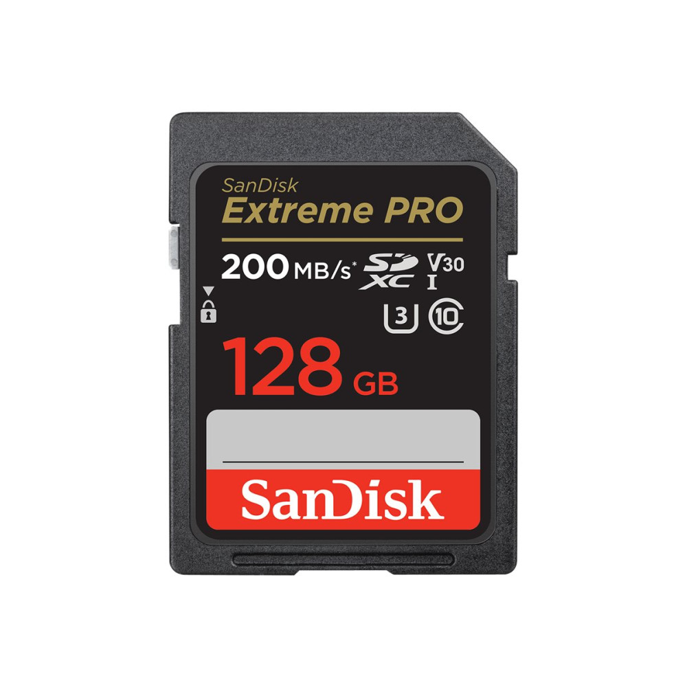 Produktbild för SanDisk Extreme PRO - flash-minneskort - 128 GB - SDXC UHS-I