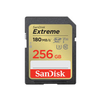Produktbild för SanDisk Extreme - flash-minneskort - 256 GB - SDHC UHS-I