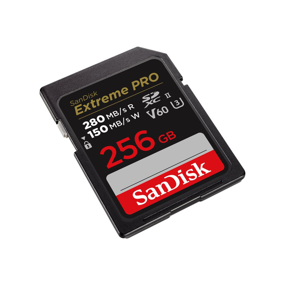 Produktbild för SanDisk Extreme PRO - flash-minneskort - 256 GB - SDXC UHS-II