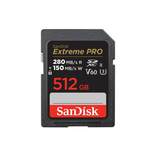SANDISK SanDisk Extreme PRO - flash-minneskort - 512 GB - SDXC UHS-II
