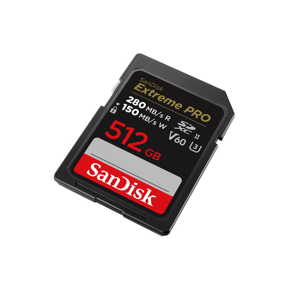 Produktbild för SanDisk Extreme PRO - flash-minneskort - 512 GB - SDXC UHS-II