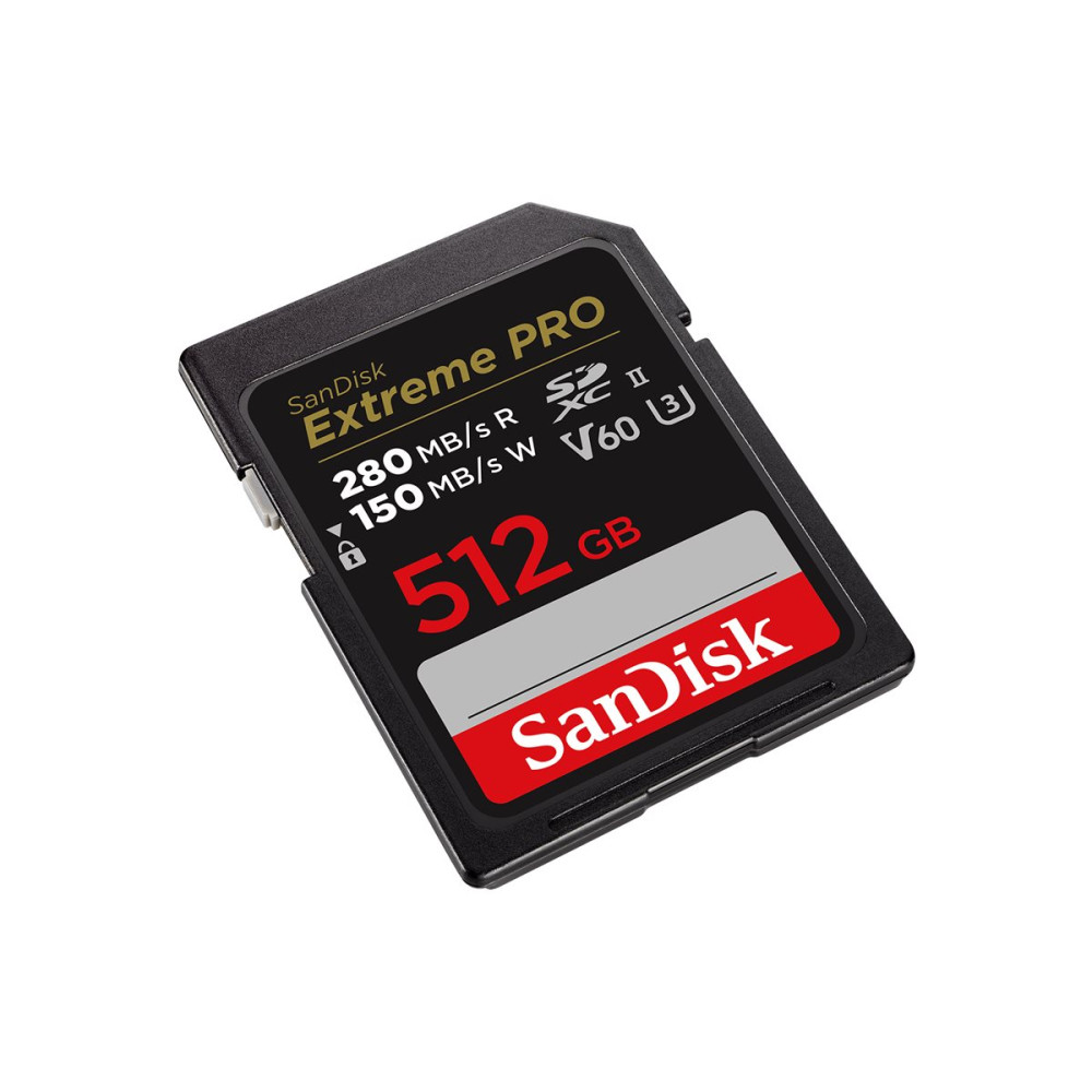 Produktbild för SanDisk Extreme PRO - flash-minneskort - 512 GB - SDXC UHS-II