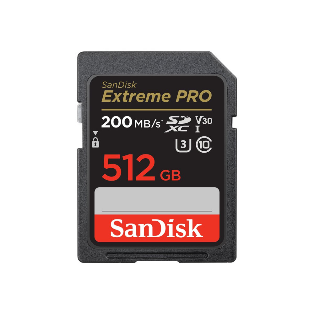 Produktbild för SanDisk Extreme PRO - flash-minneskort - 512 GB - SDXC UHS-I