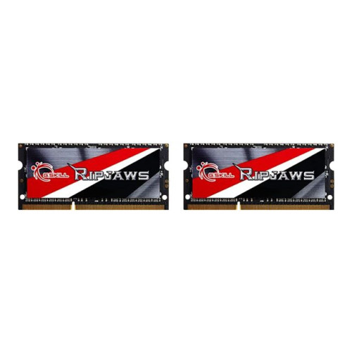 G.Skill G.Skill Ripjaws F3-1600C9D-16GRSL - DDR3L - sats - 16 GB: 2 x 8 GB - SO DIMM 204-pin - 1600 MHz / PC3-12800 - ej buffrad