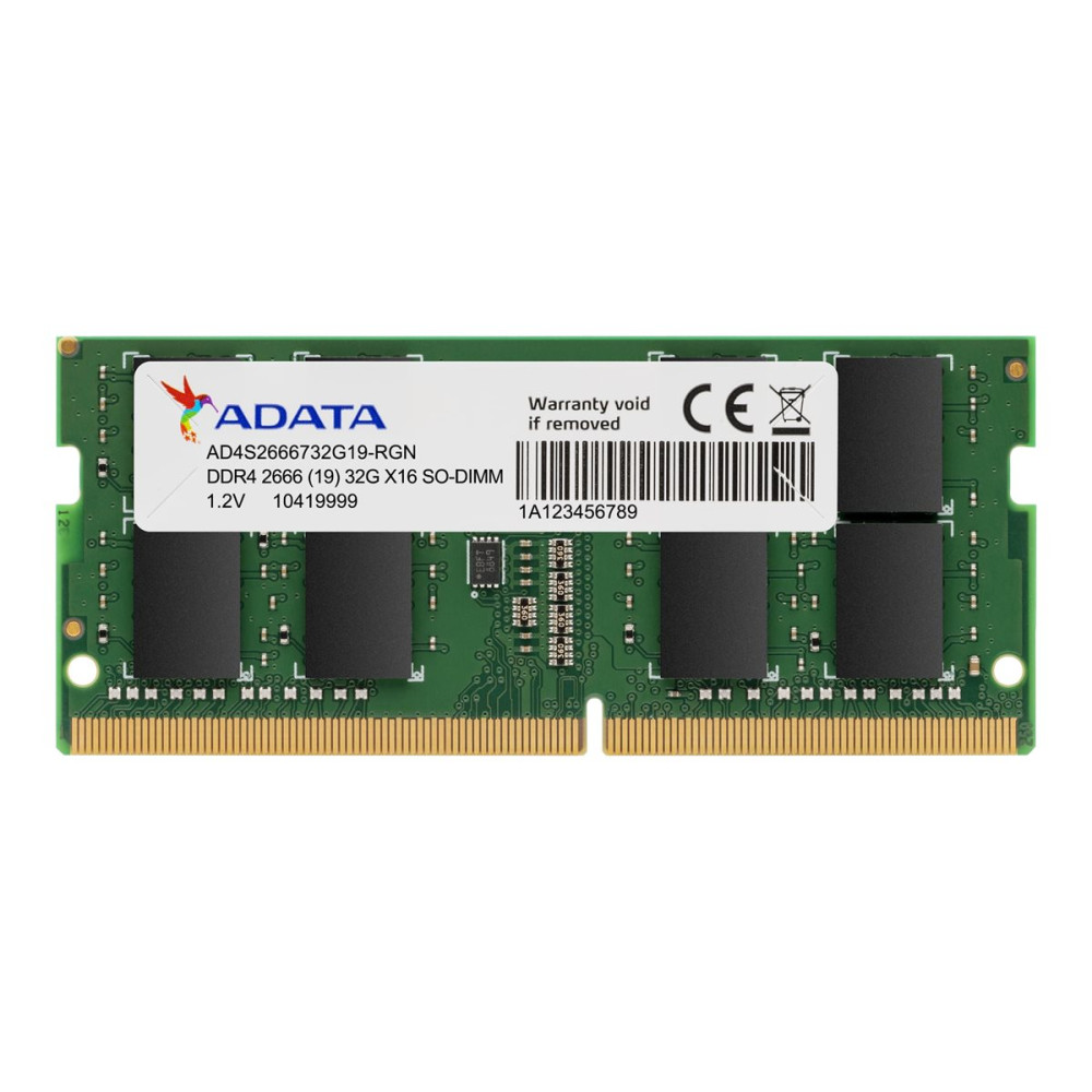 Produktbild för ADATA Premier Series - DDR4 - modul - 32 GB - SO DIMM 260-pin / PC4-25600 - ej buffrad