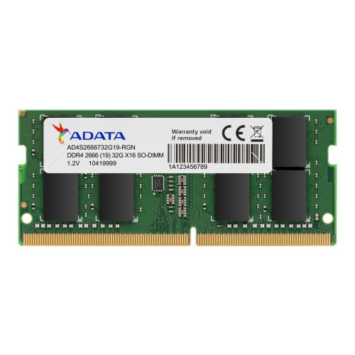 ADATA ADATA Premier Series - DDR4 - modul - 32 GB - SO DIMM 260-pin / PC4-25600 - ej buffrad