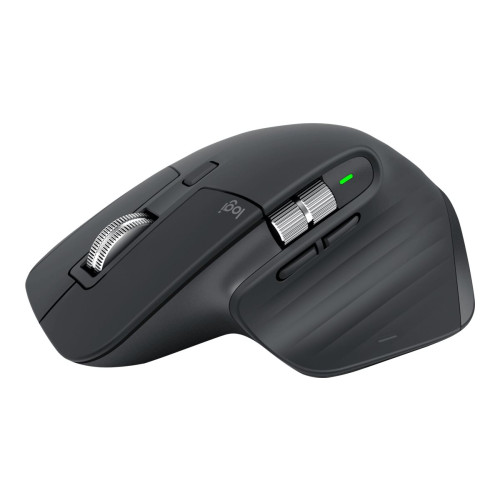 Logitech Master Series MX Master 3S - mus - 2.4 GHz, Bluetooth - grafit - Musmattor & Tillbehör