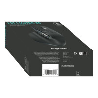Produktbild för Logitech Master Series MX Master 3S - mus - 2.4 GHz, Bluetooth - grafit