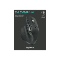 Produktbild för Logitech Master Series MX Master 3S - mus - 2.4 GHz, Bluetooth - grafit