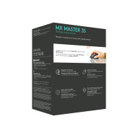Produktbild för Logitech Master Series MX Master 3S - mus - 2.4 GHz, Bluetooth - grafit
