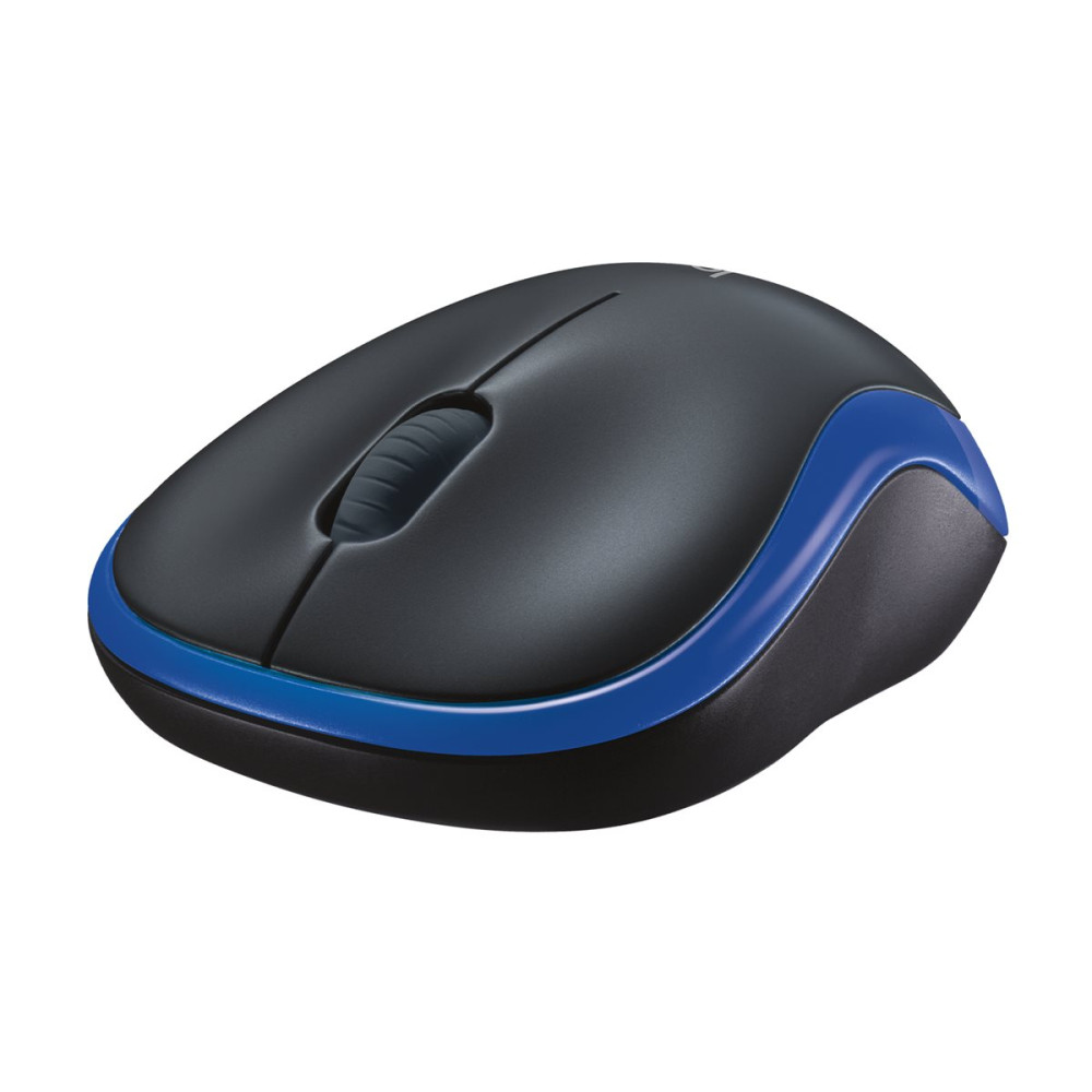 Produktbild för Logitech M185 - mus - 2.4 GHz - blå