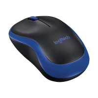 Produktbild för Logitech M185 - mus - 2.4 GHz - blå