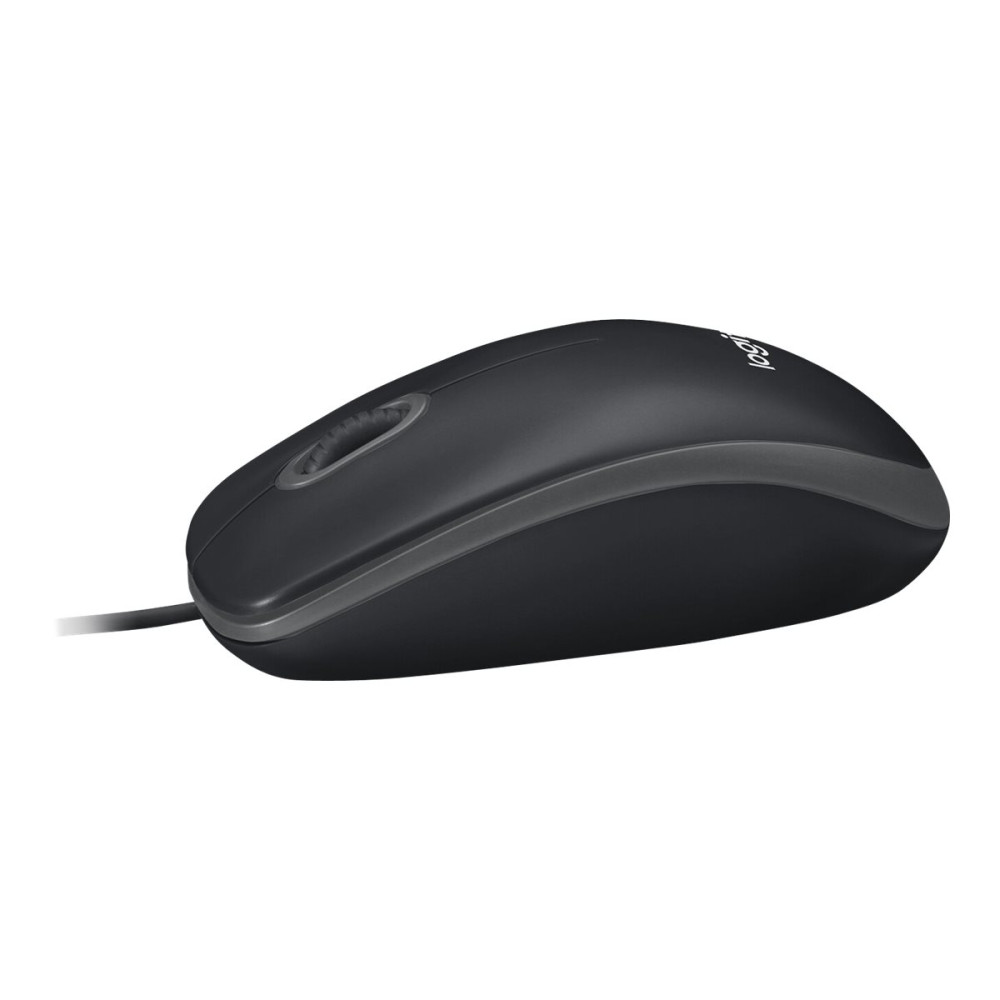 Produktbild för Logitech B100 - mus - USB - svart