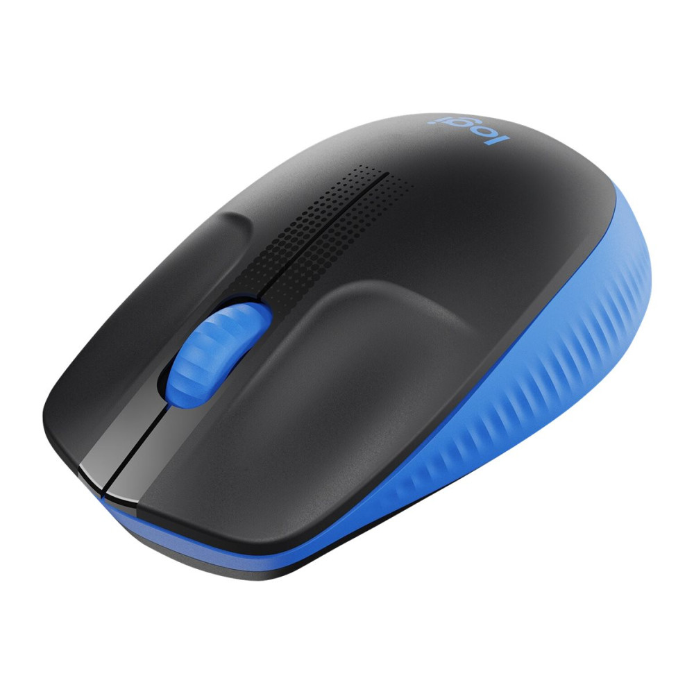 Produktbild för Logitech M190 - mus - blå