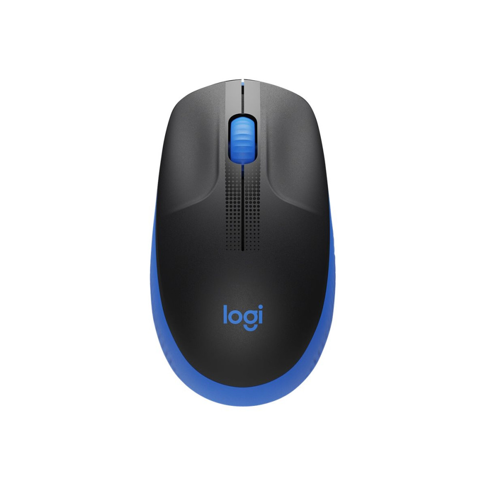 Produktbild för Logitech M190 - mus - blå