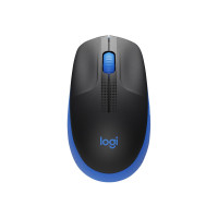Produktbild för Logitech M190 - mus - blå