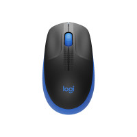 Produktbild för Logitech M190 - mus - blå