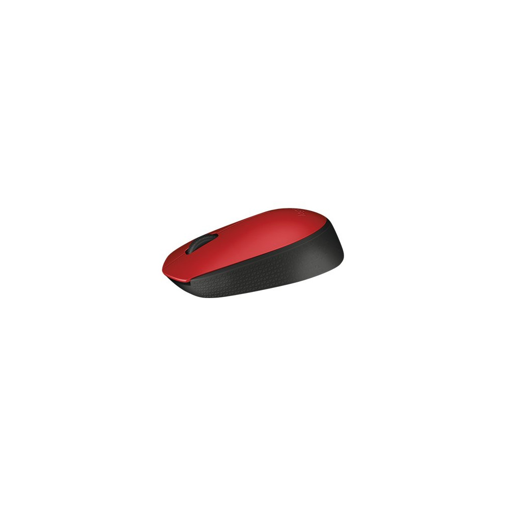 Produktbild för Logitech M171 - mus - 2.4 GHz - svart, röd