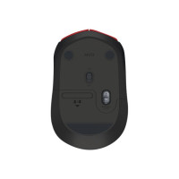 Produktbild för Logitech M171 - mus - 2.4 GHz - svart, röd