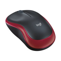 Produktbild för Logitech M185 - mus - 2.4 GHz - röd