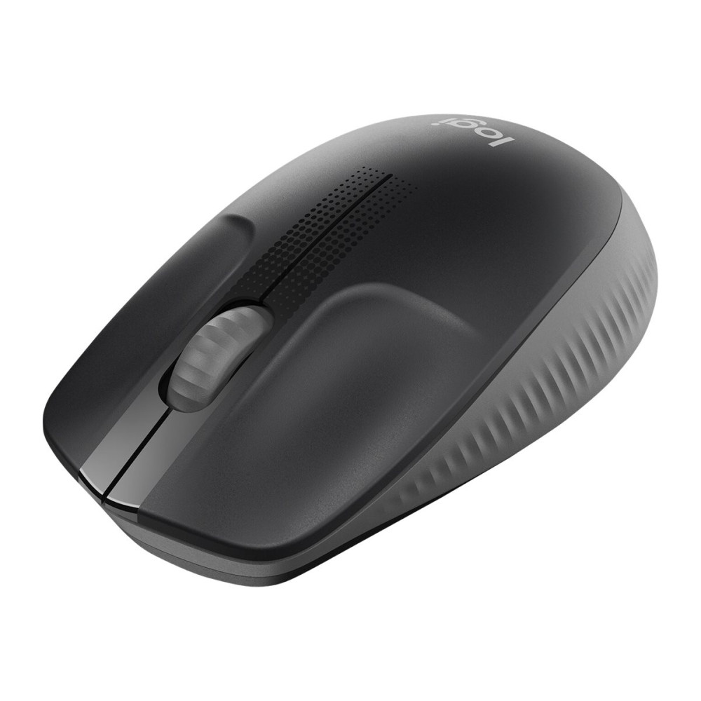 Produktbild för Logitech M190 - mus - träkol