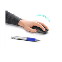 Produktbild för Logitech M190 - mus - träkol