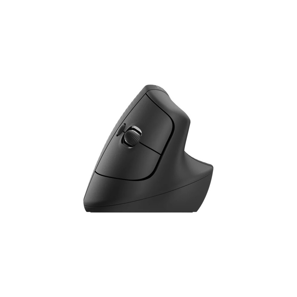 Produktbild för Logitech Lift Vertical Ergonomic Mouse - vertikal mus - Bluetooth, 2.4 GHz - grafit