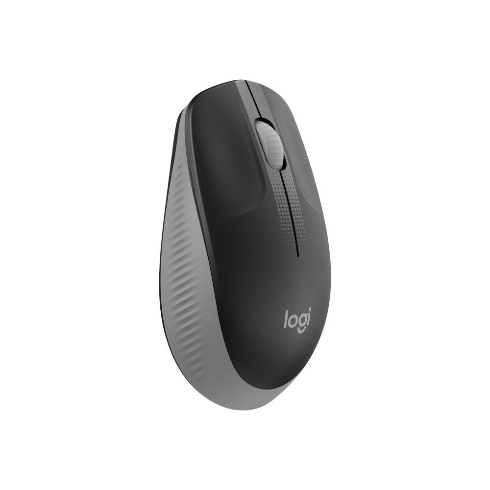 Produktbild för Logitech M190 - mus - mellangrå