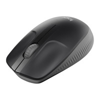 Produktbild för Logitech M190 - mus - mellangrå